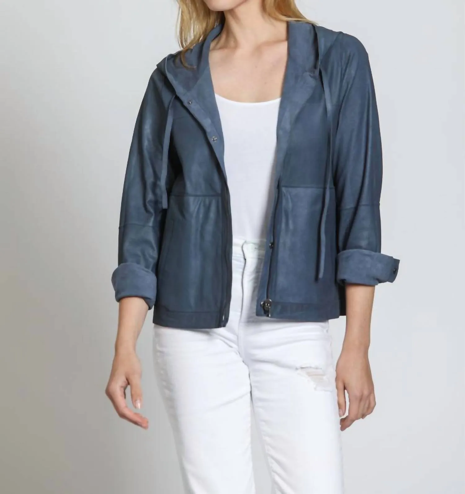 11 Uptown - Reversible Snap Front Jacket