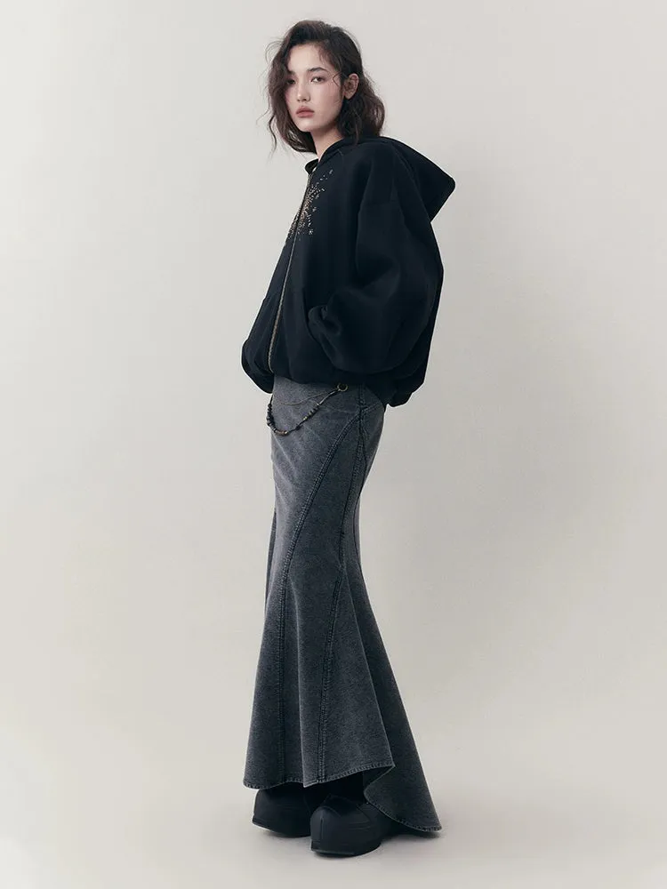 A-line denim skirt【s0000007253】