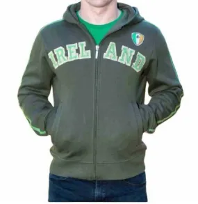 Agency International - Retro Irish Hooded Zip Sweatshirt