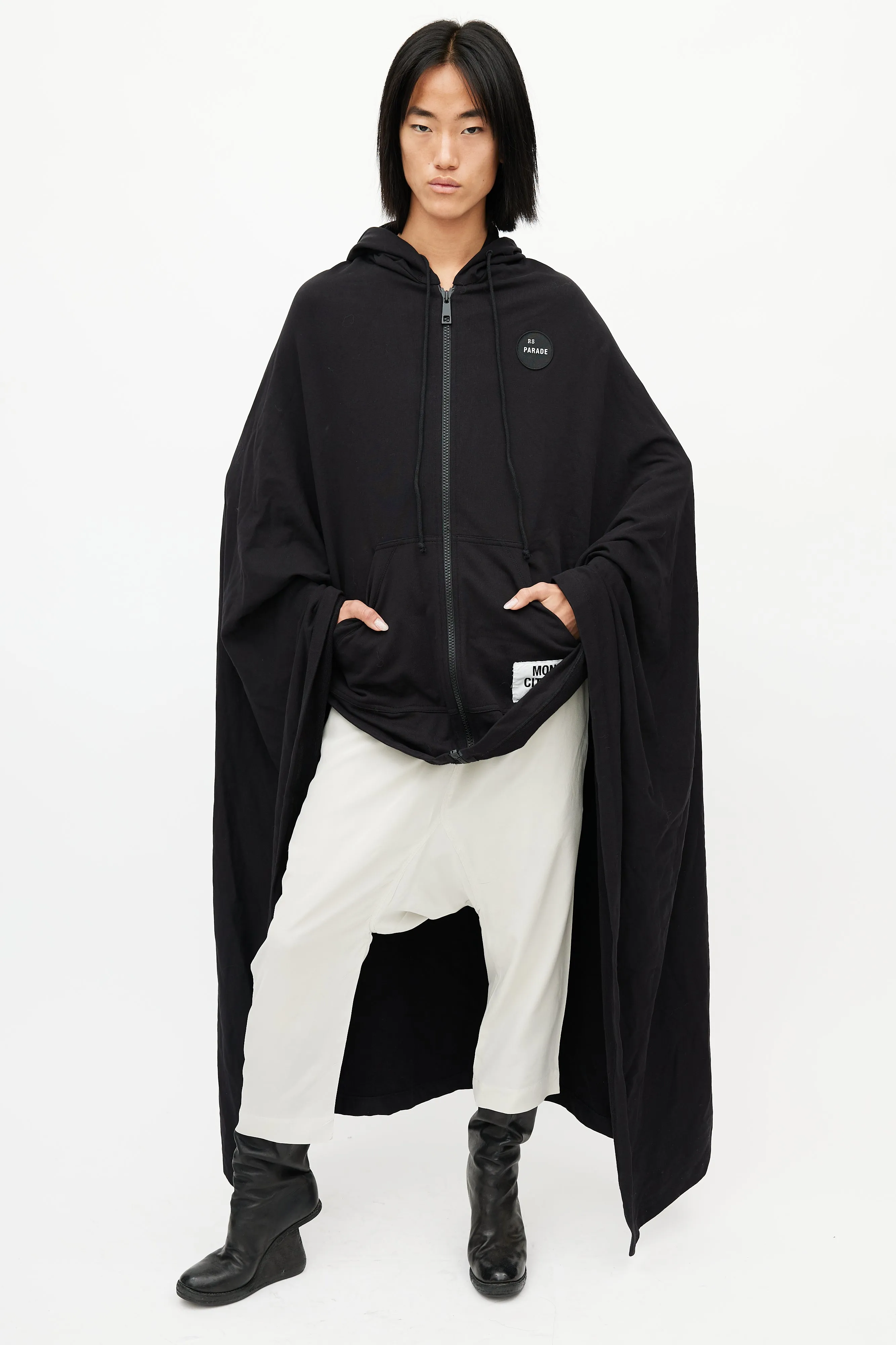 Black Parade Hooded Patch Cape