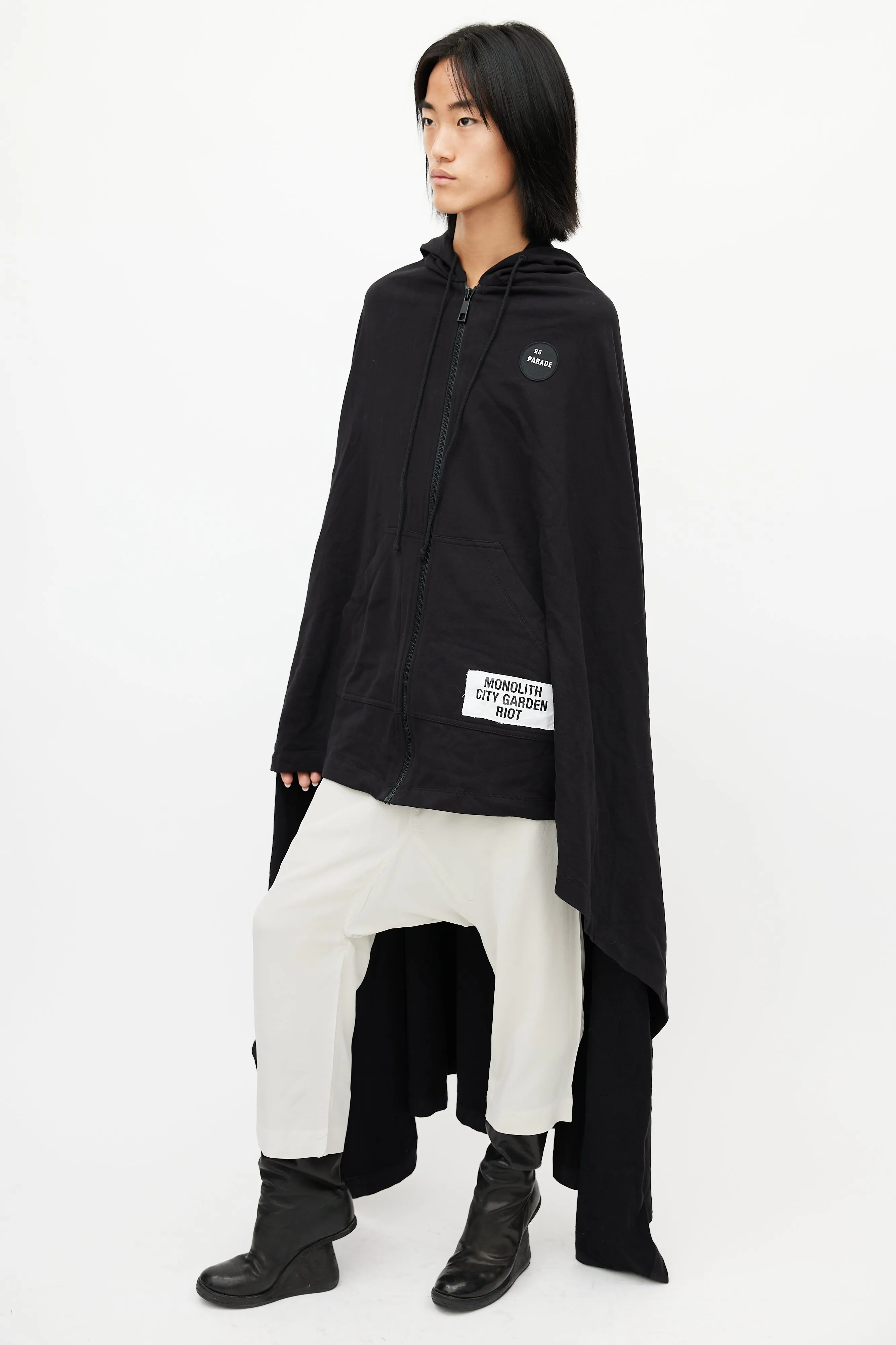 Black Parade Hooded Patch Cape