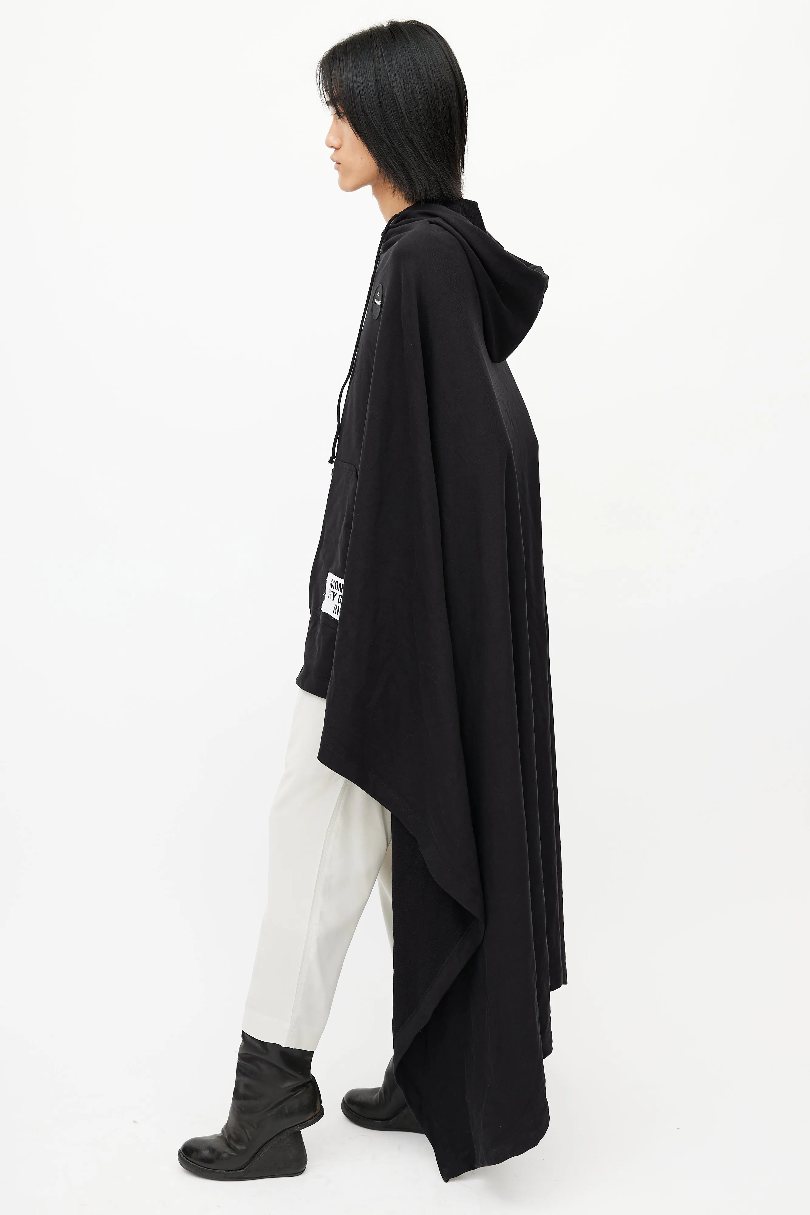 Black Parade Hooded Patch Cape