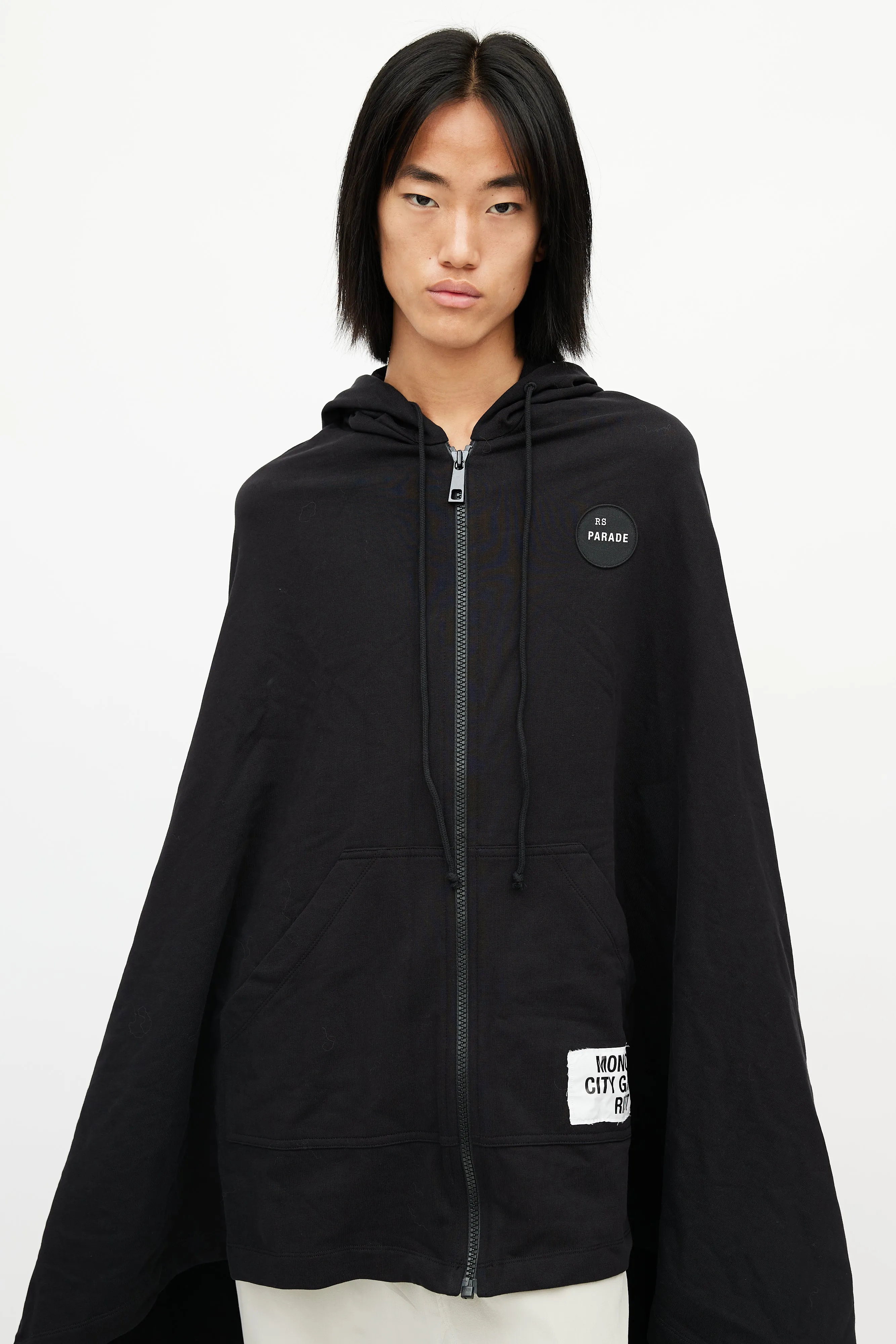 Black Parade Hooded Patch Cape
