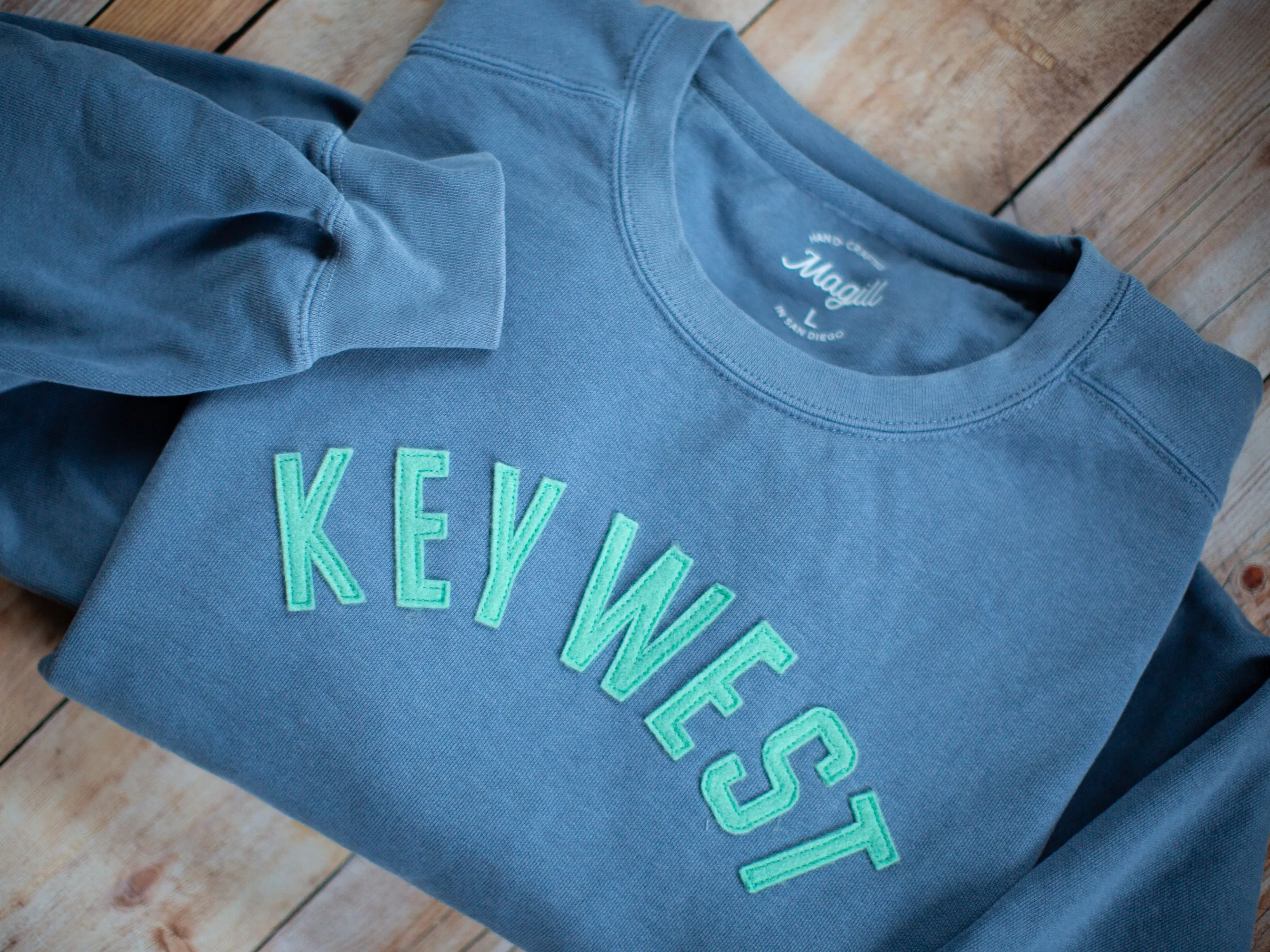 Blue Jean Vintage Wash Crew