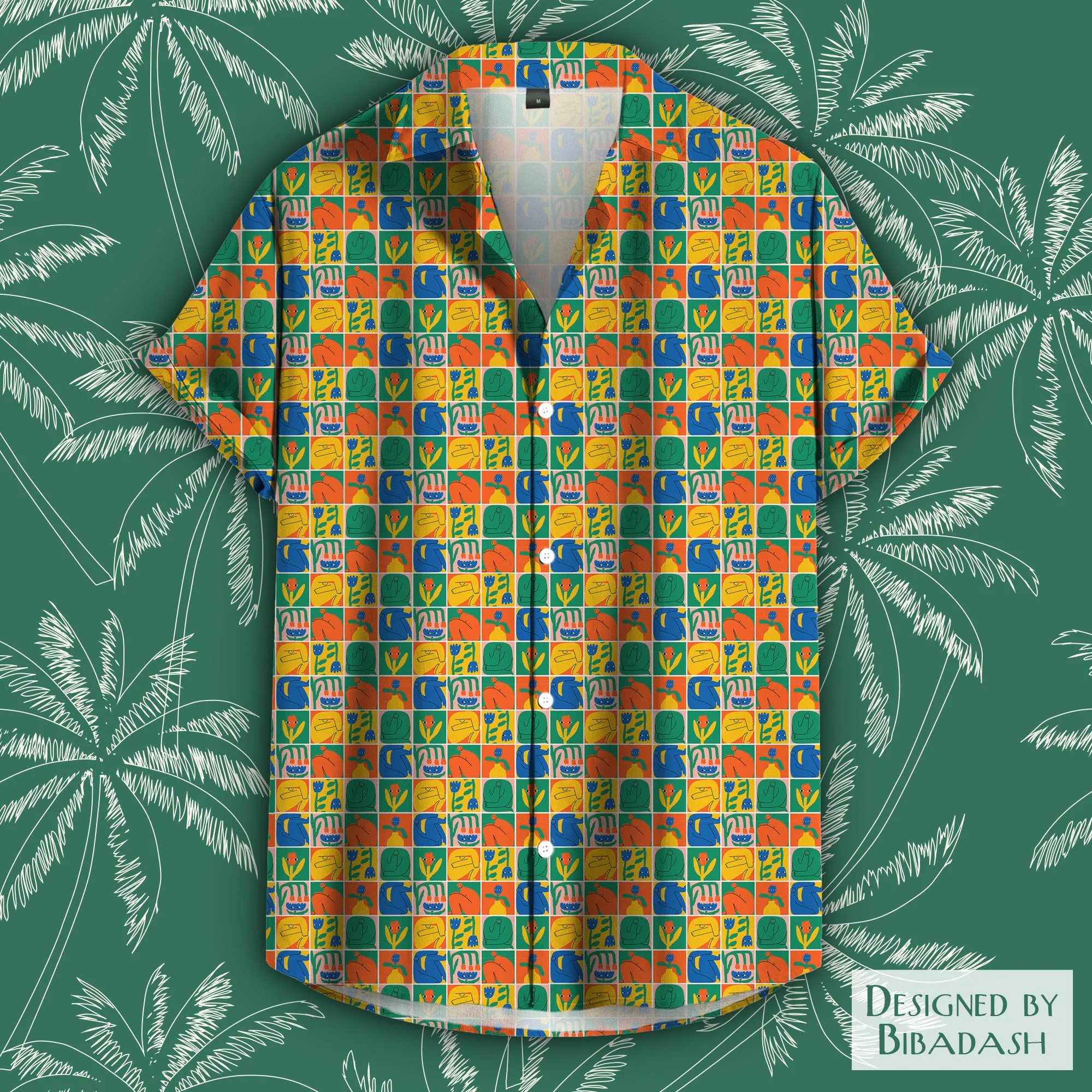 Boxed In Button Down Shirt