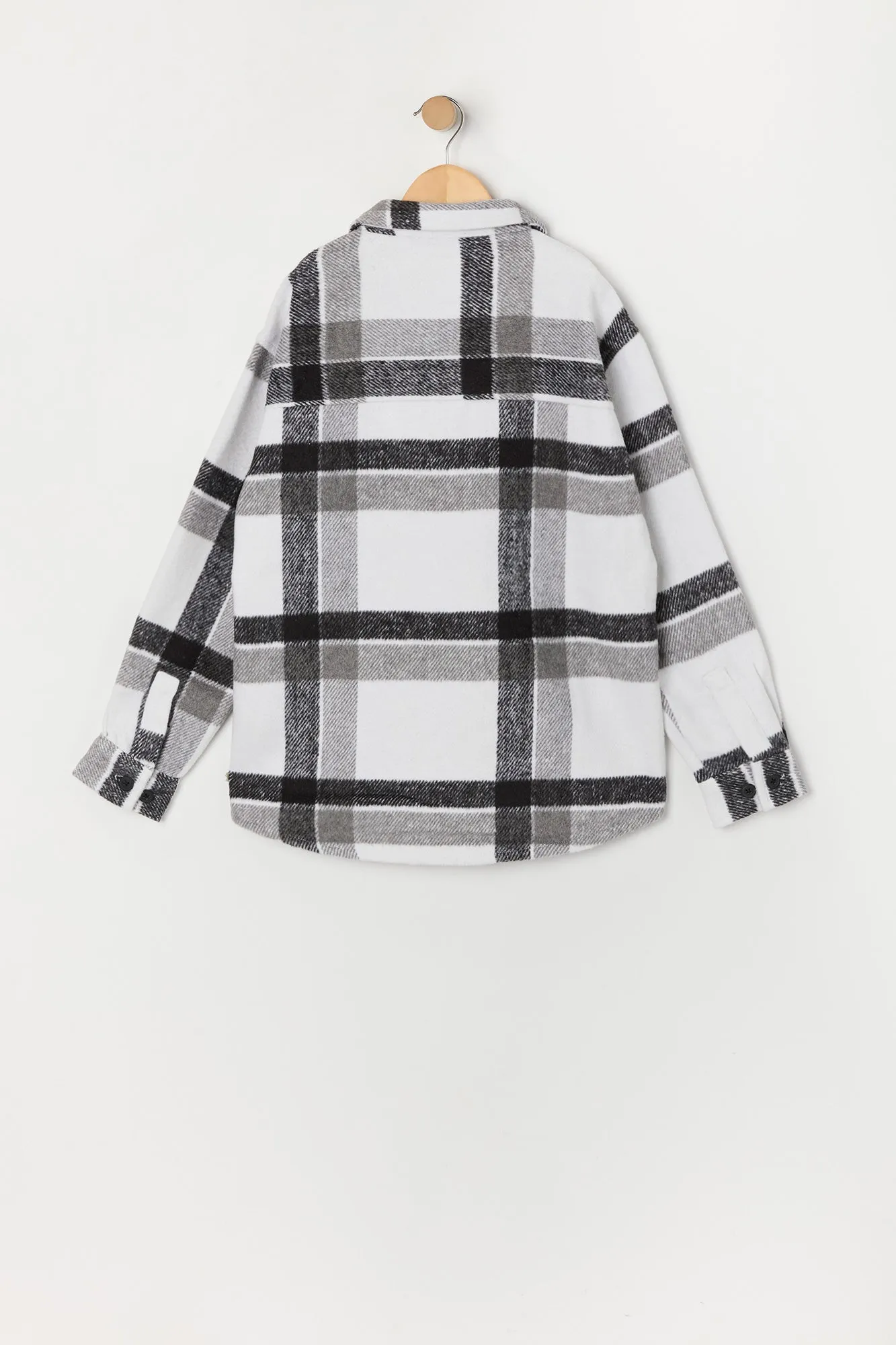 Boys Plaid Shacket