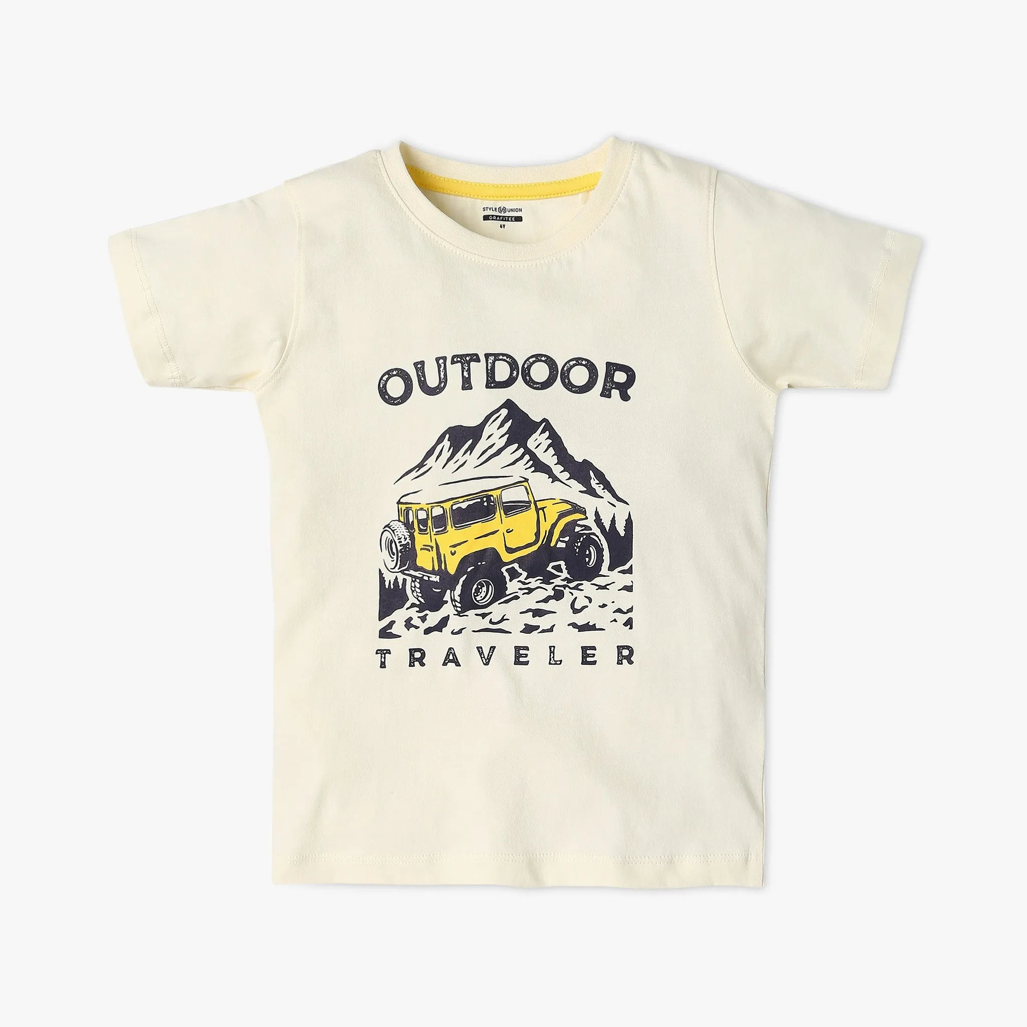 Boy's Regular Fit Graphic T-Shirt