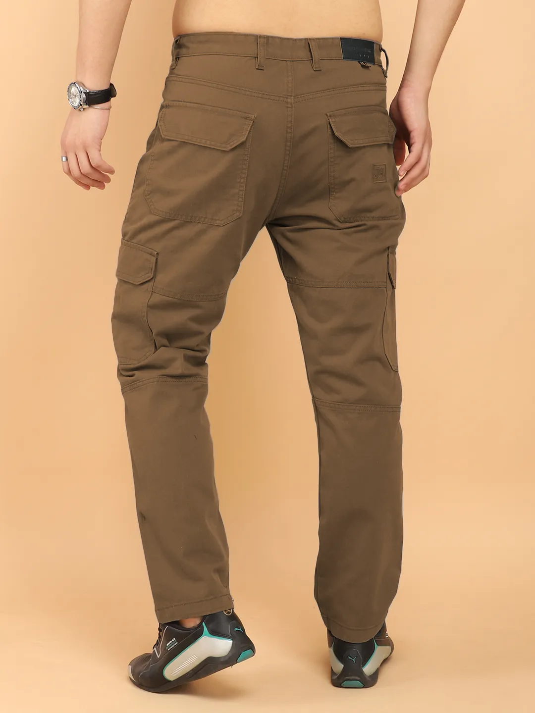 Brown Jacobs Carpenter Pocket Design Cargo