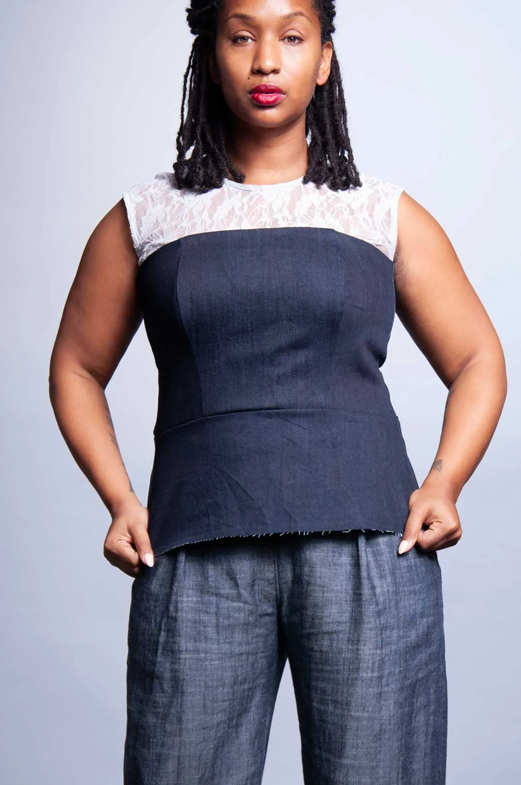 Bustier - Intense Denim