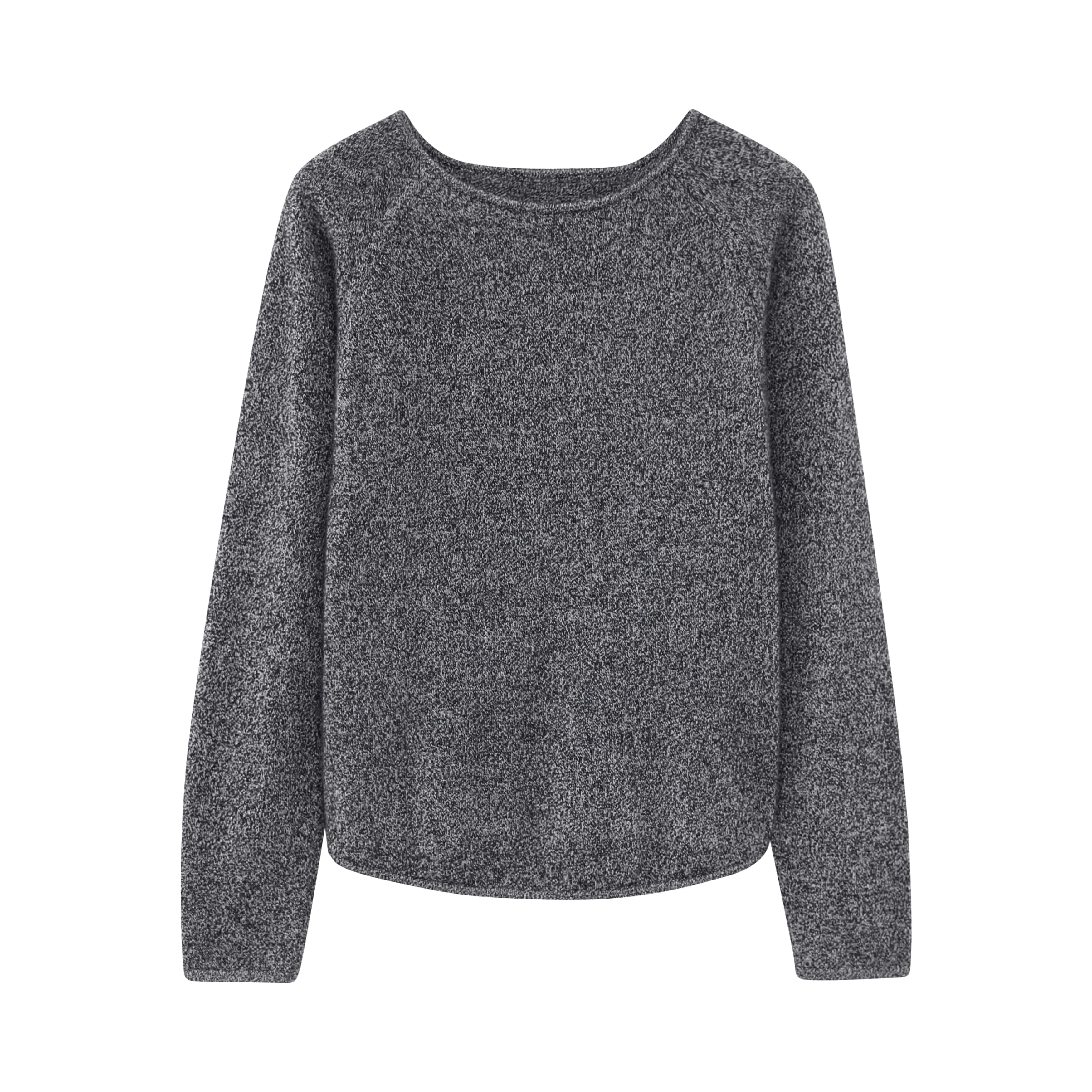 Cashmere Knitted Crew Neck Pull Over Top