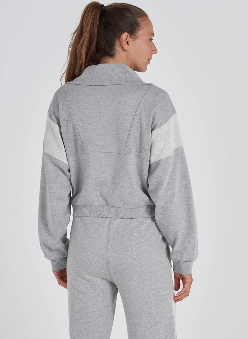 Cloud Rib Collar Pullover