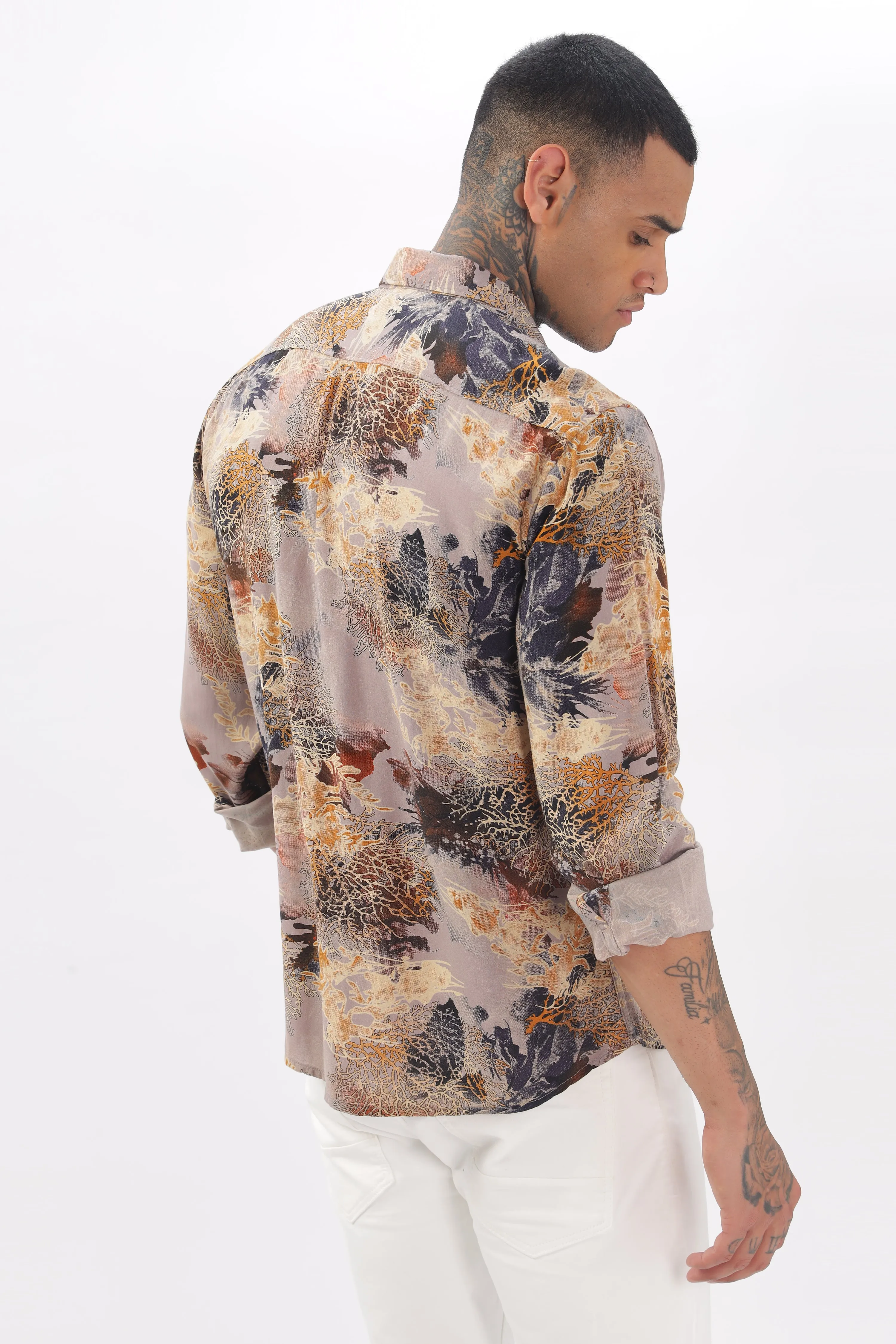 Coral Reef Viscose Shirt