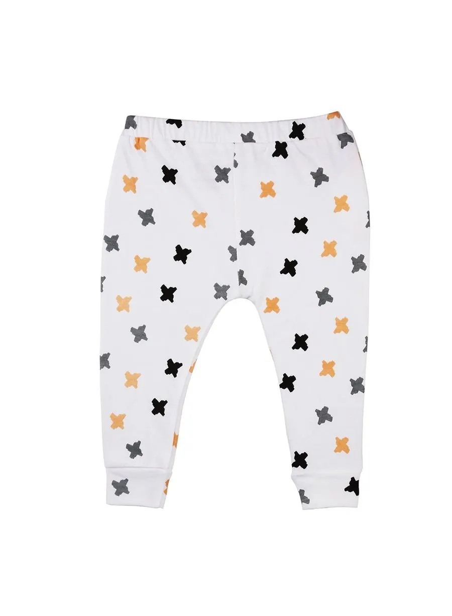 Criss Cross Unisex Soft Jersey Knit Pants