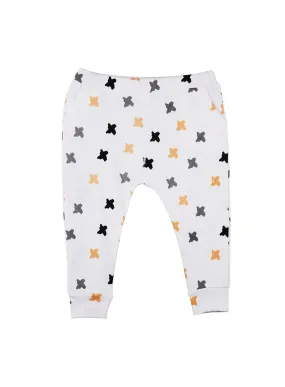 Criss Cross Unisex Soft Jersey Knit Pants