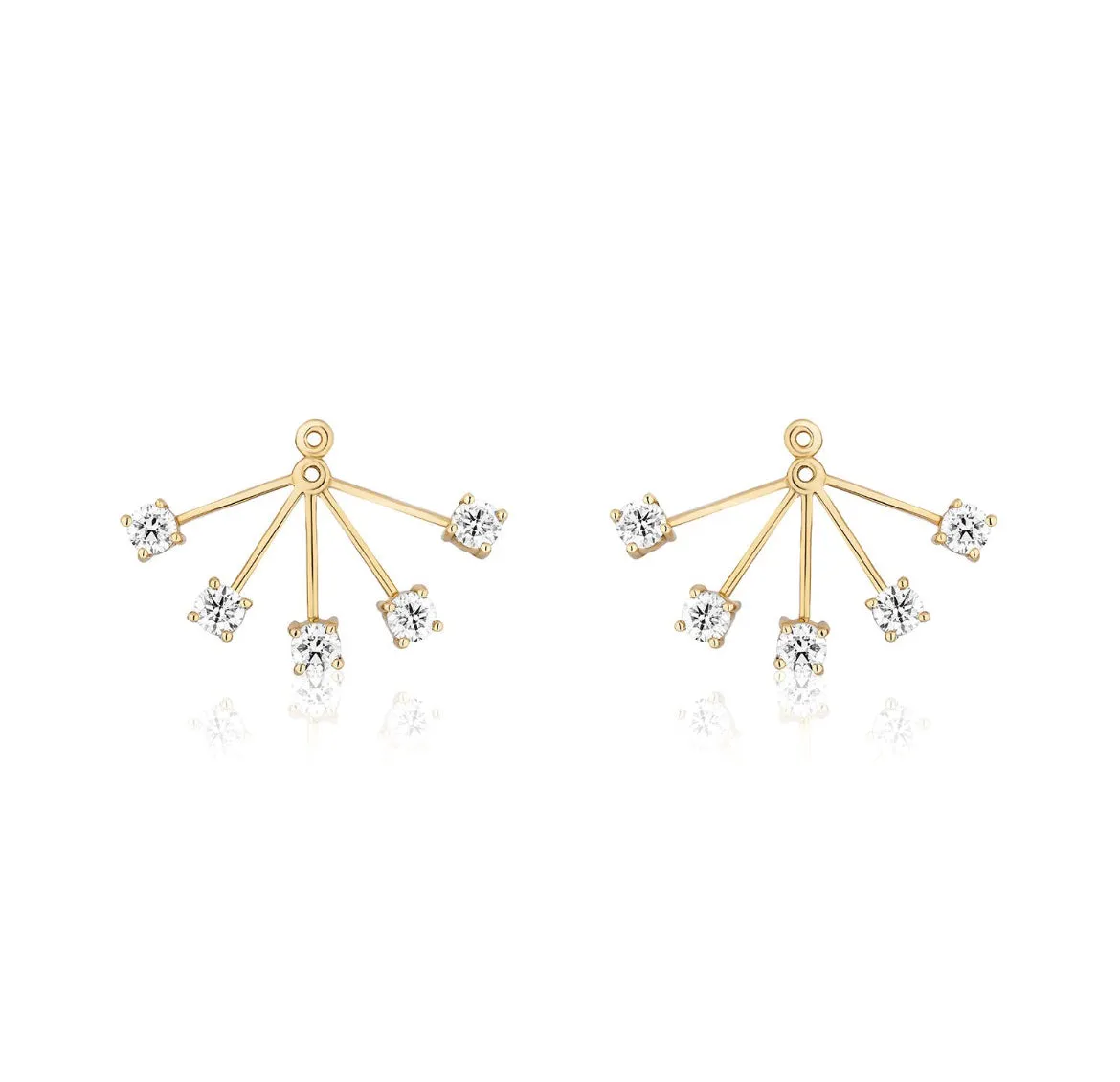 Ear Jackets With Lab Grown Diamonds