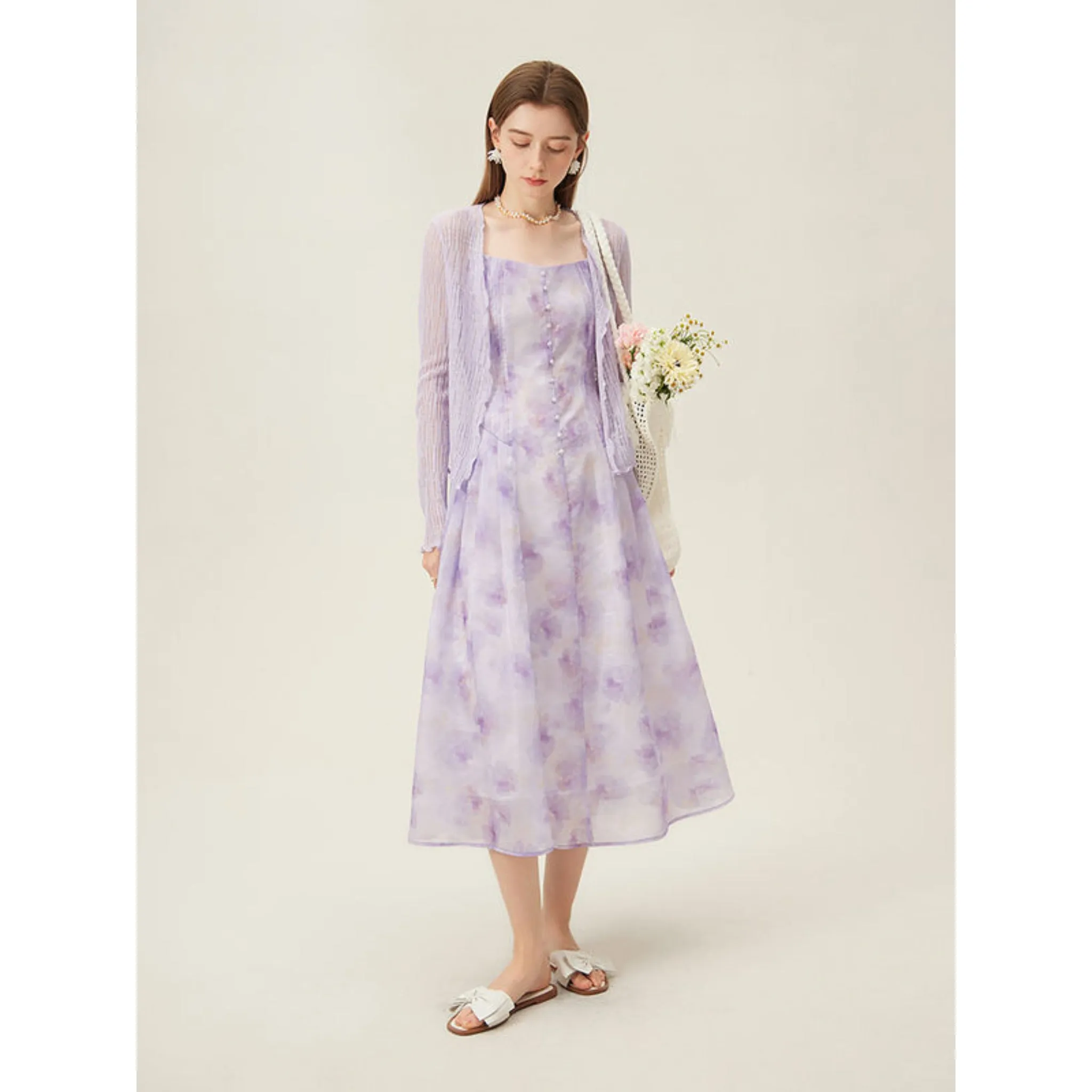 Floral Sleeveless Summer Dress