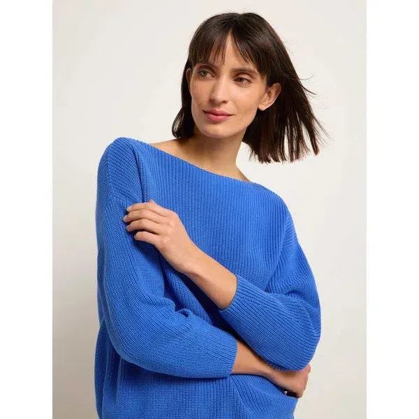 Grobstrickpullover aus Bio-Baumwolle