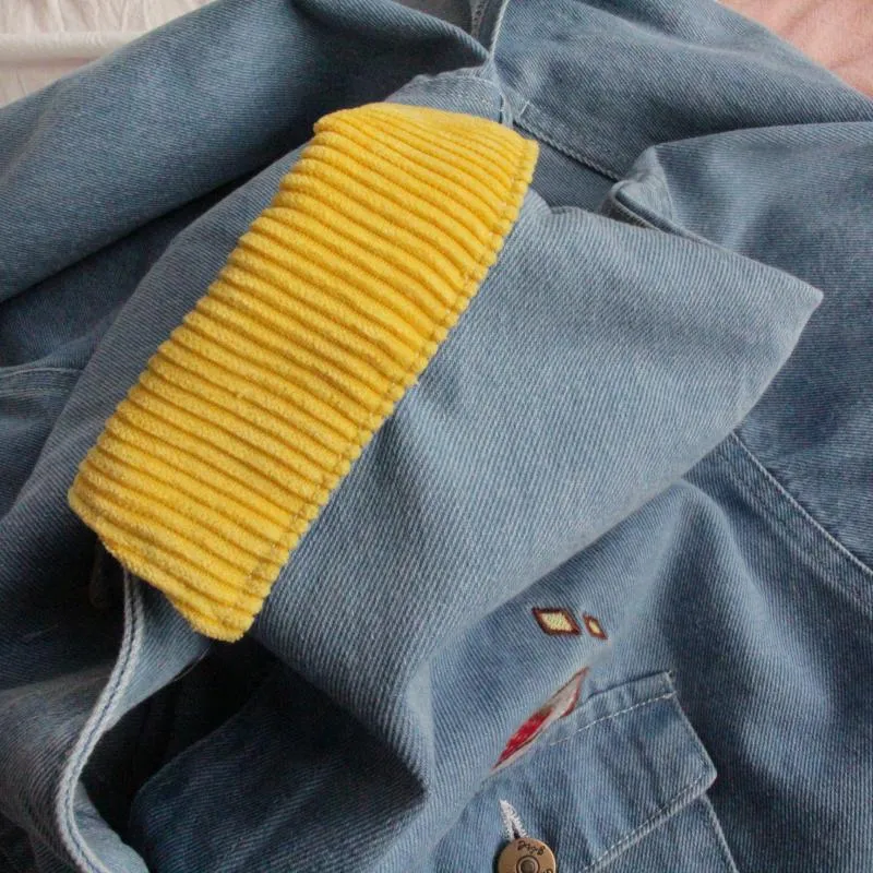 Harajuku Style Embroidered Boyfriend Jeans Coat - BY24011