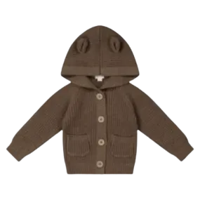 Humphrey Knitted Cardigan - Mouse Marle