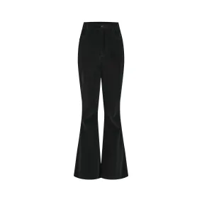 Jenner Velvet High Waist Flared Jeans