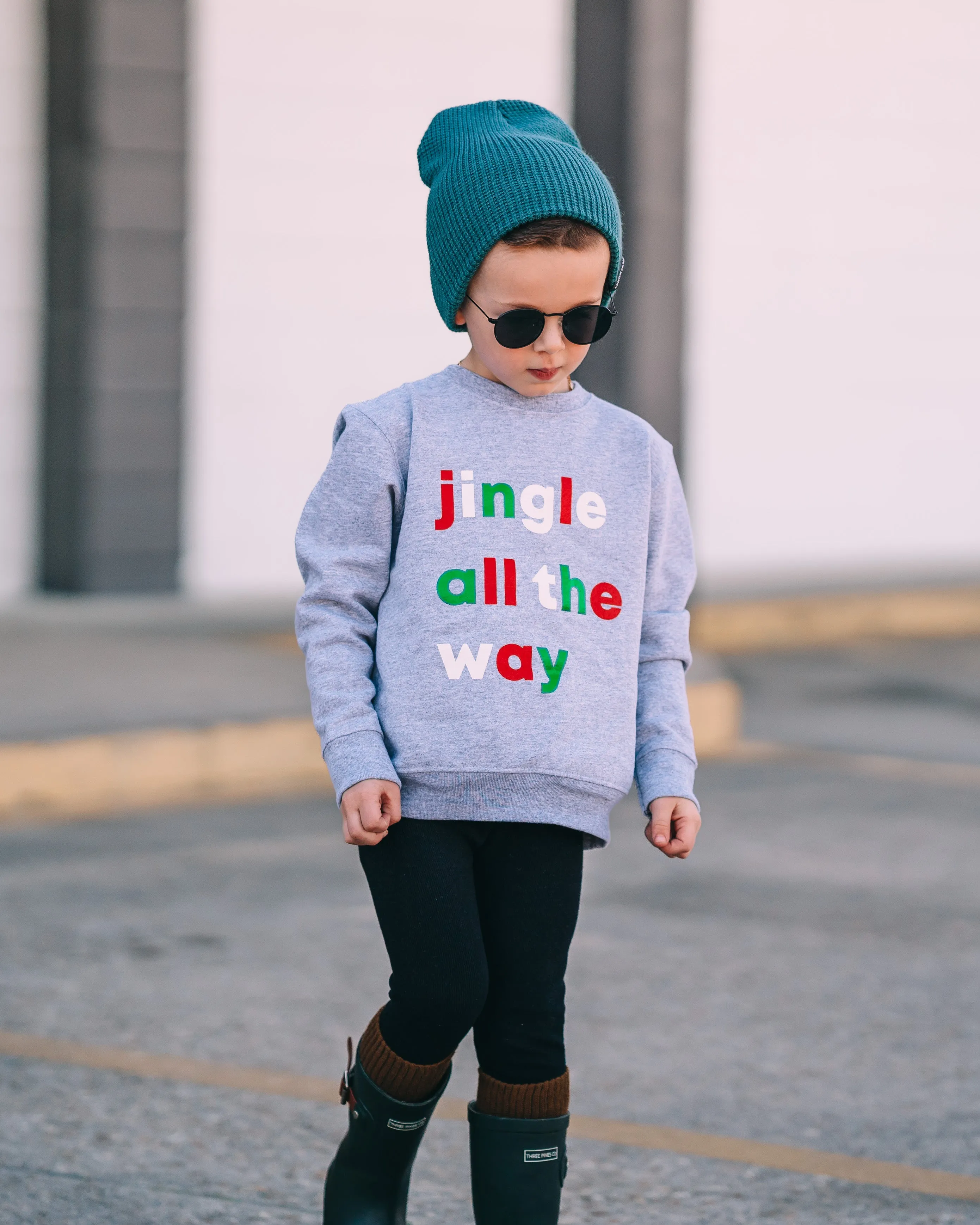 Jingle All The Way | Kids Pullover Sweatshirt