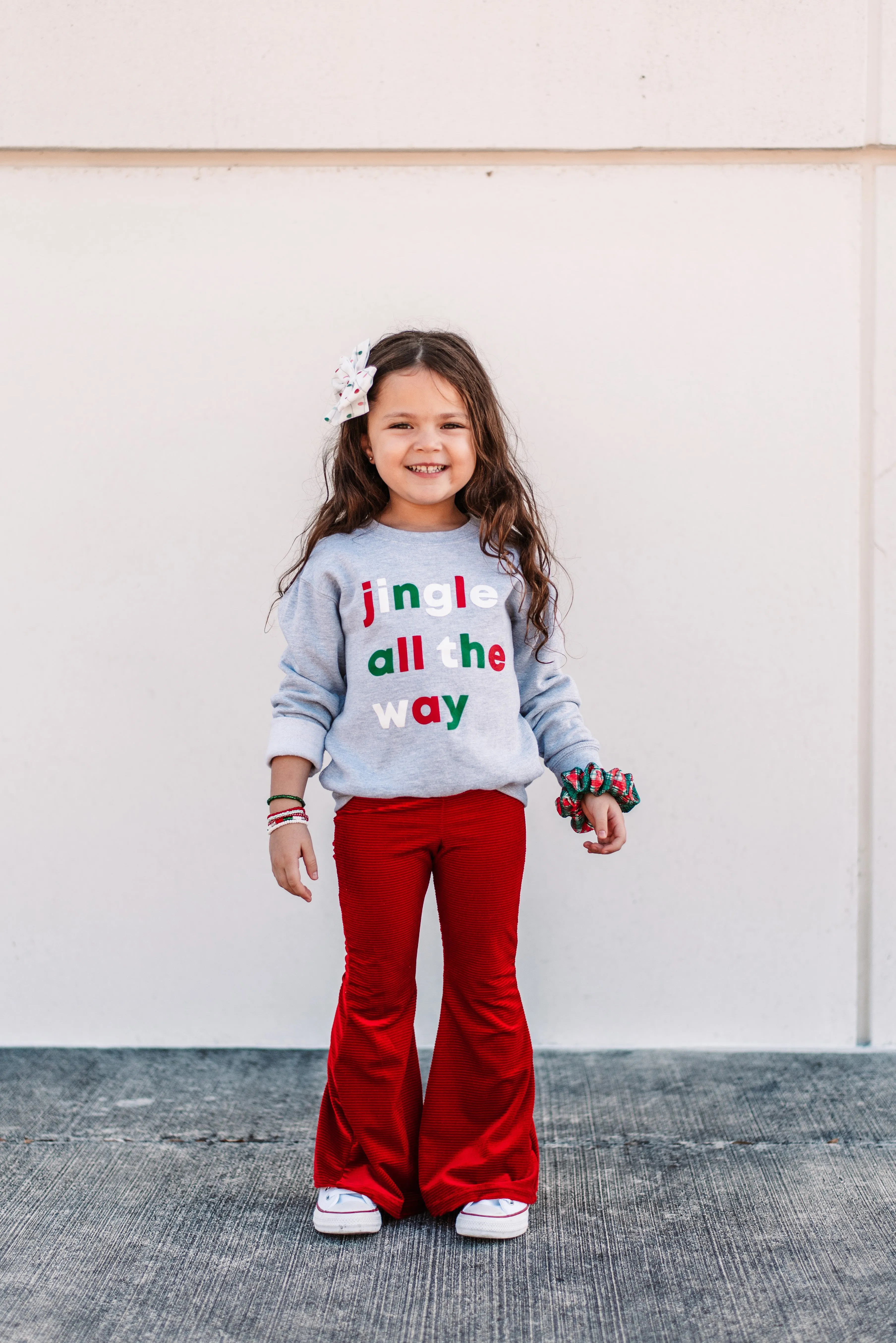 Jingle All The Way | Kids Pullover Sweatshirt