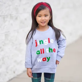 Jingle All The Way | Kids Pullover Sweatshirt