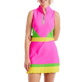 Jordan Bombshell-Grasshopper-Lemon Dress