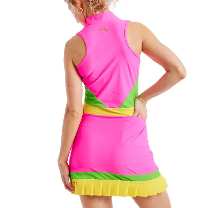 Jordan Bombshell-Grasshopper-Lemon Dress