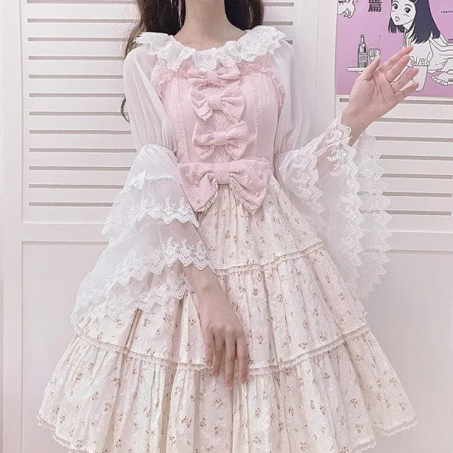 Kawaii 3 Colors Lolita Inner Blouse