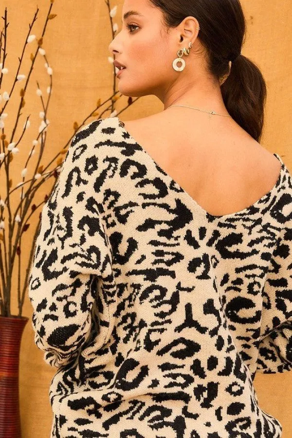 Leopard Sweater | Animal Print