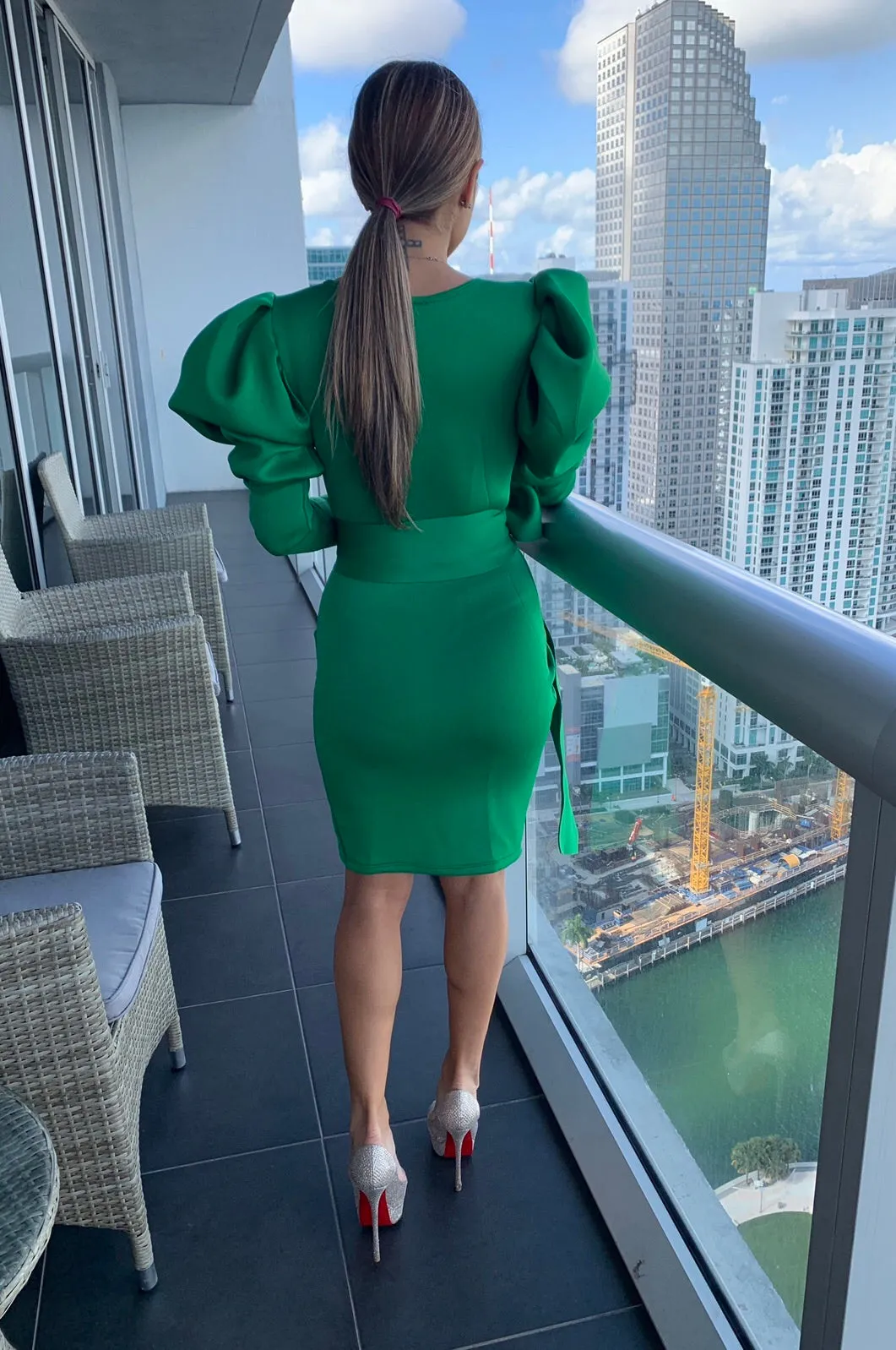Make Me Happy Neoprene Dress