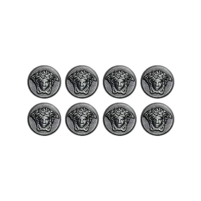 Medusa Metal Shank Buttons(Pack of 8 Buttons)