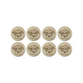 Medusa Metal Shank Buttons(Pack of 8 Buttons)