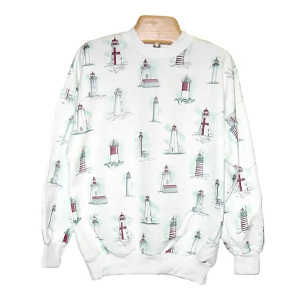 Men and Women's Fleece Crewneck Sweatshirt with various designs