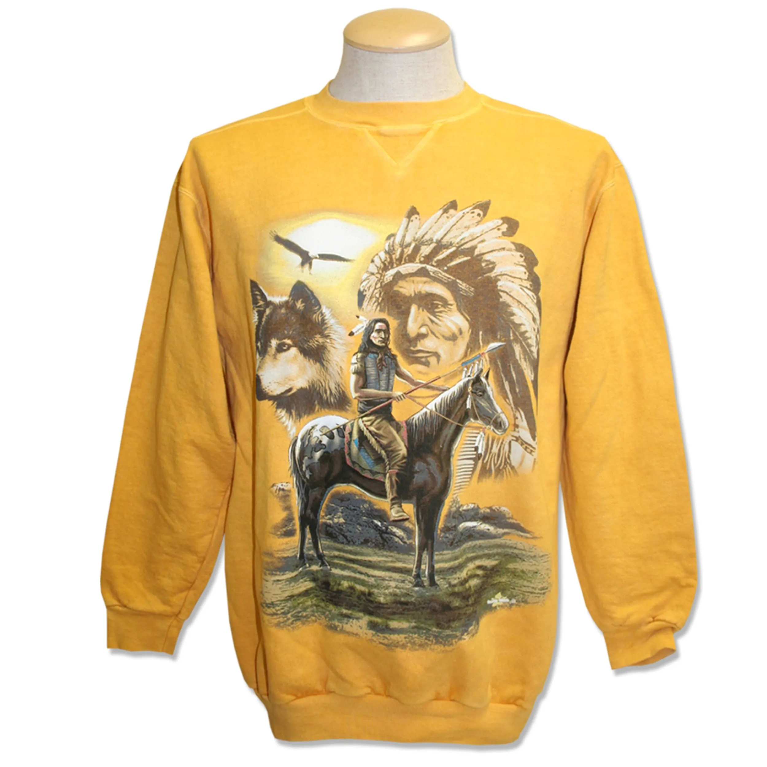 Men and Women's Fleece Crewneck Sweatshirt with various designs