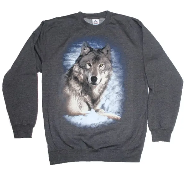 Men and Women's Fleece Crewneck Sweatshirt with various designs