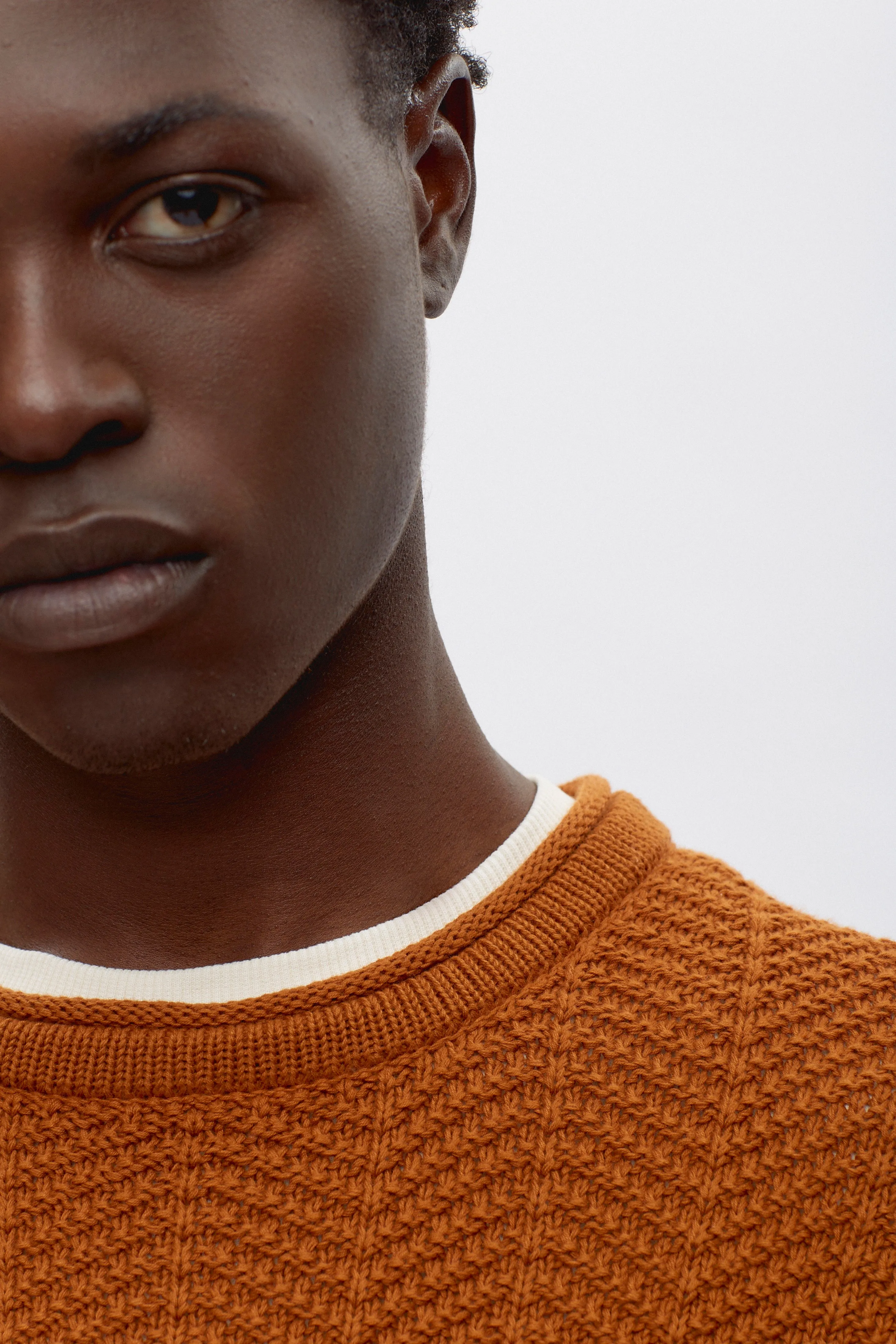 Men's Dahab Rollneck Sweater in Caramel