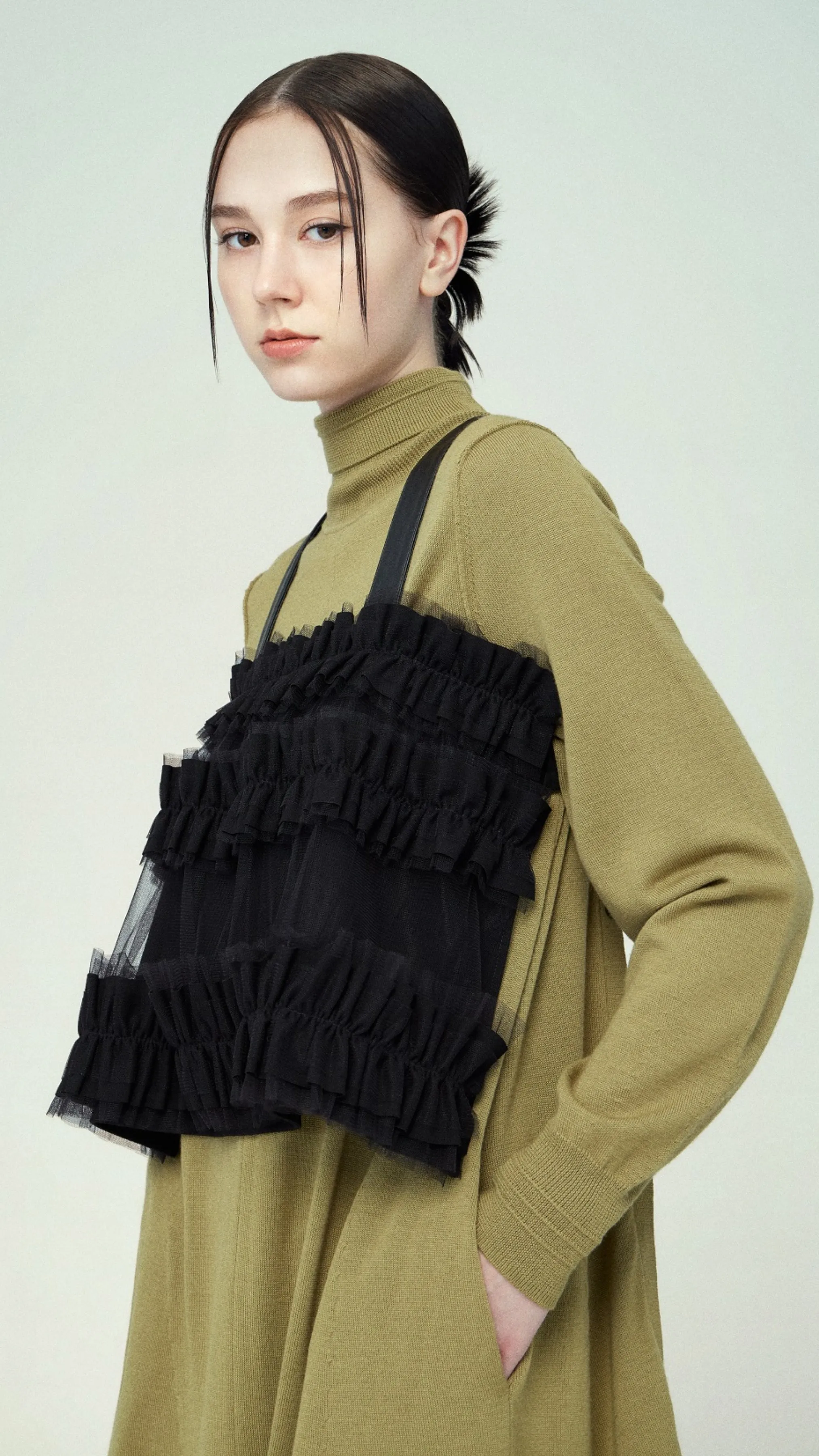 Mercerised Merino Wool Knitted Dress