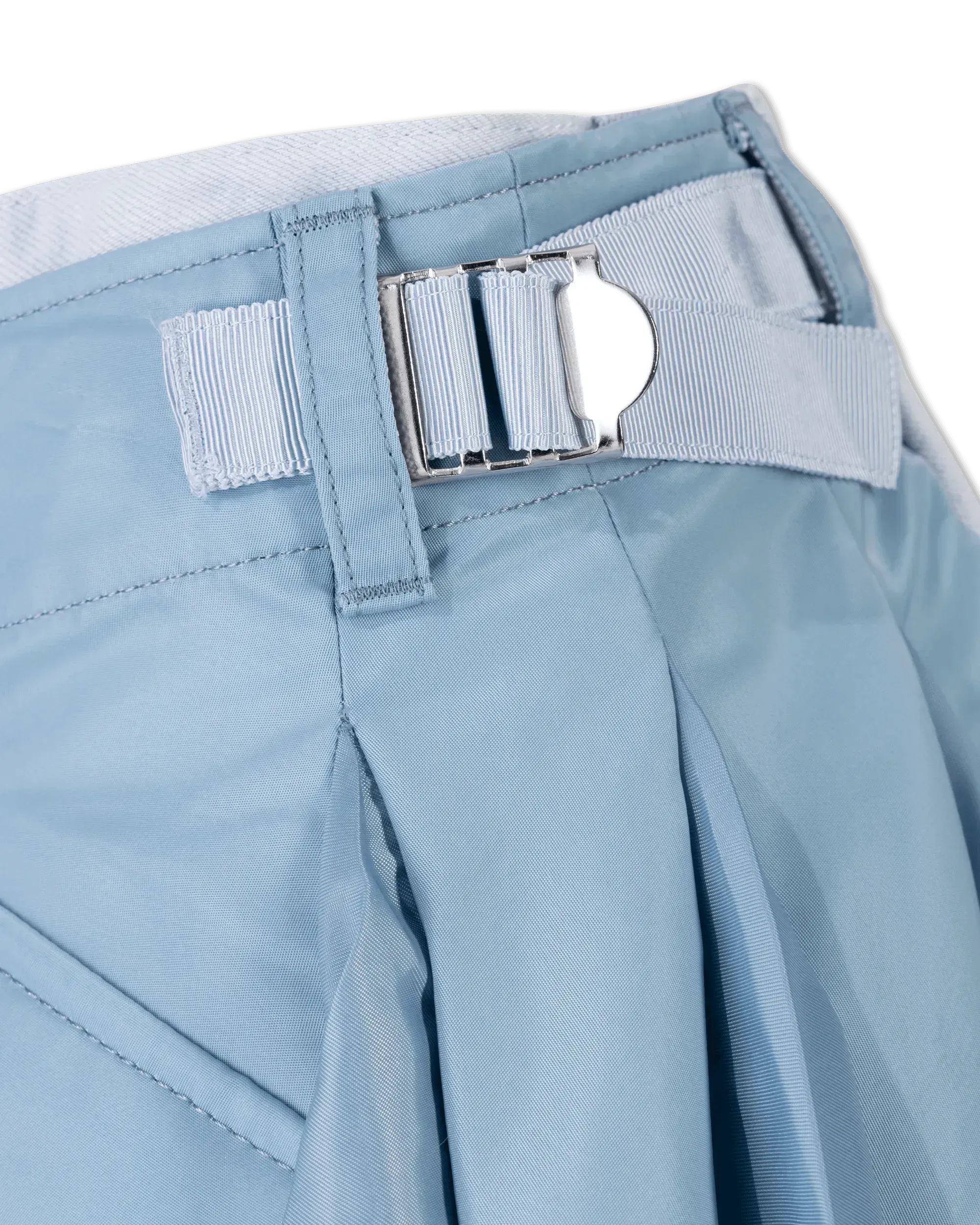 Mixed Denim Skort