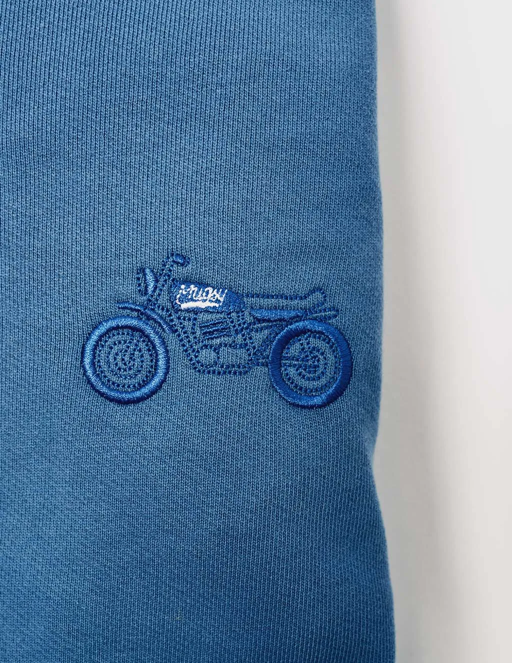 NAVY BIKER CREW