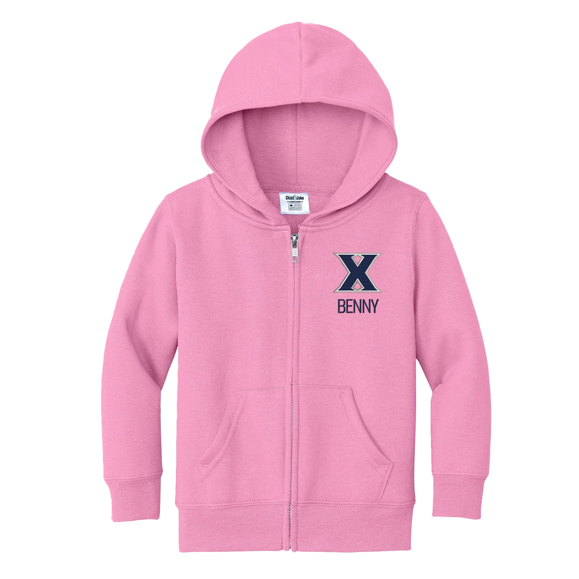 Personalized Xavier Musketeers Toddler Full-Zip Sweatshirt