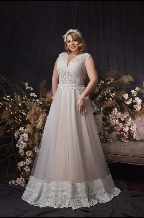 Platinum White Wedding Dress