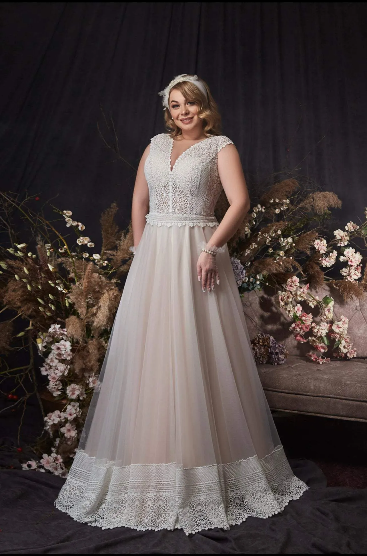 Platinum White Wedding Dress