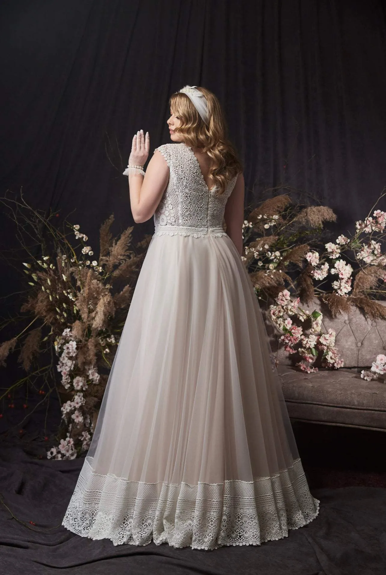 Platinum White Wedding Dress