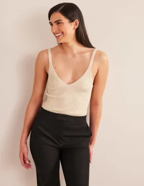 Ribbed Vest Top-Rope