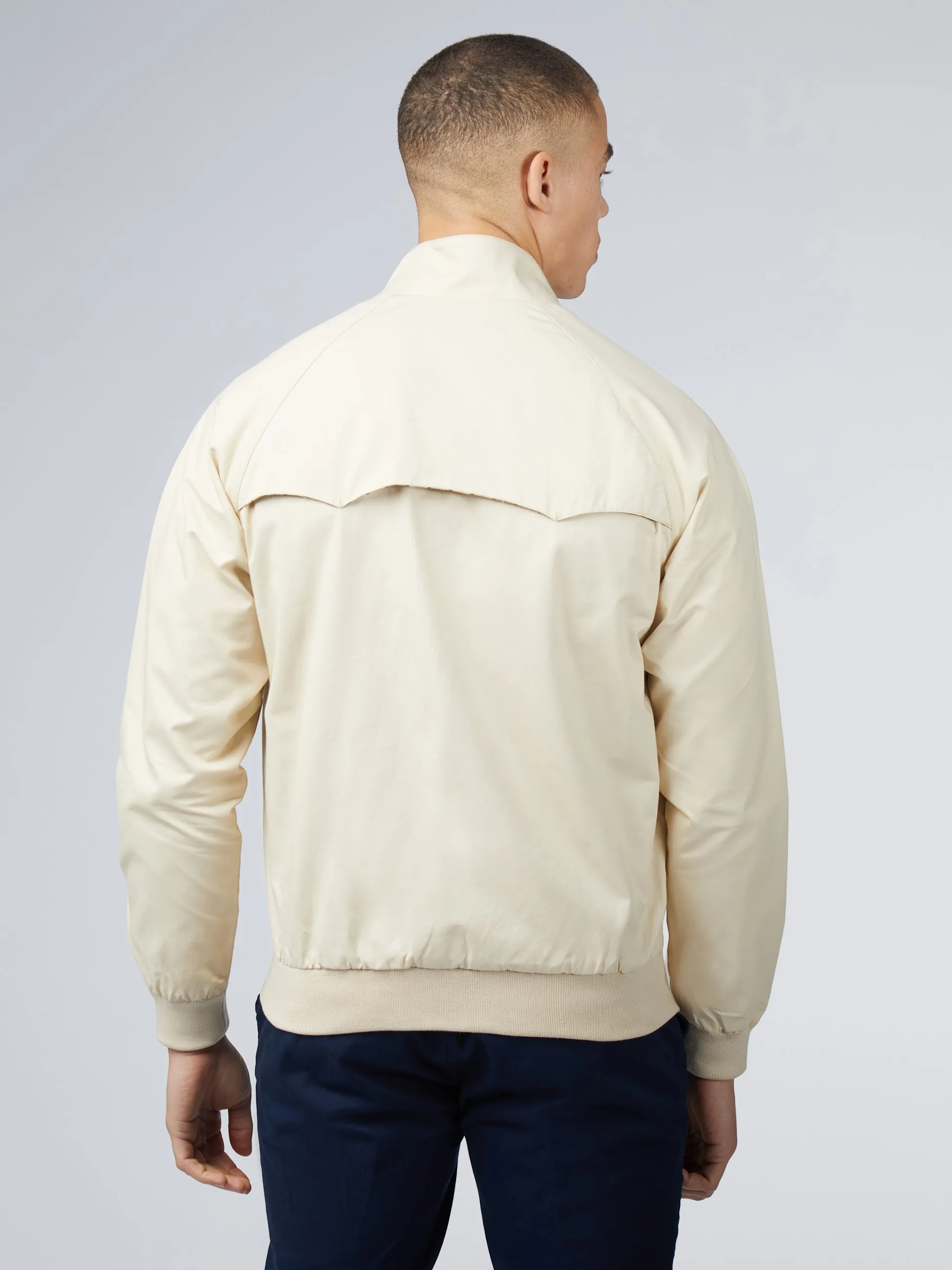 Signature Harrington Jacket - Cream