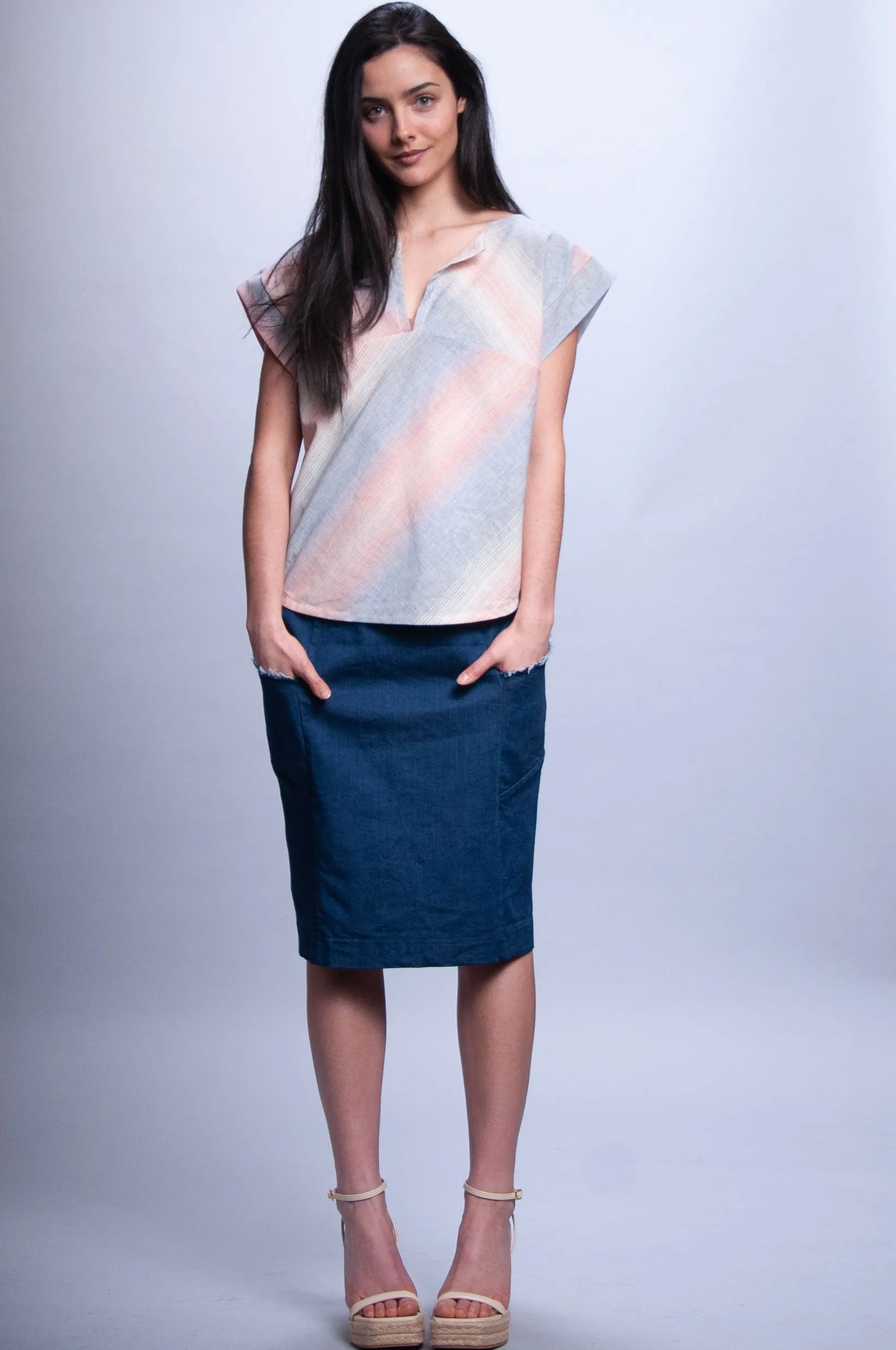Sloan Skirt - Denim