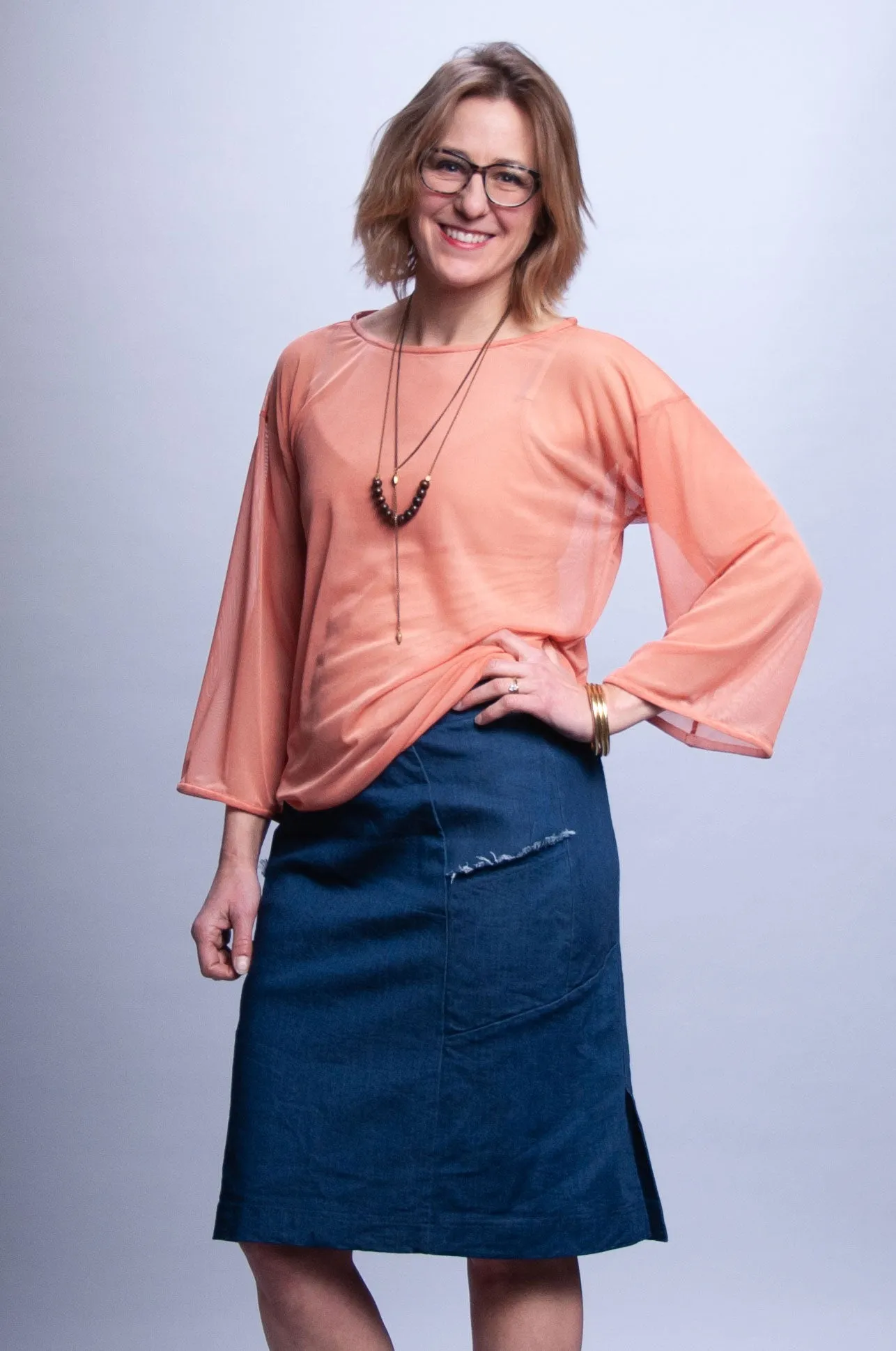 Sloan Skirt - Denim