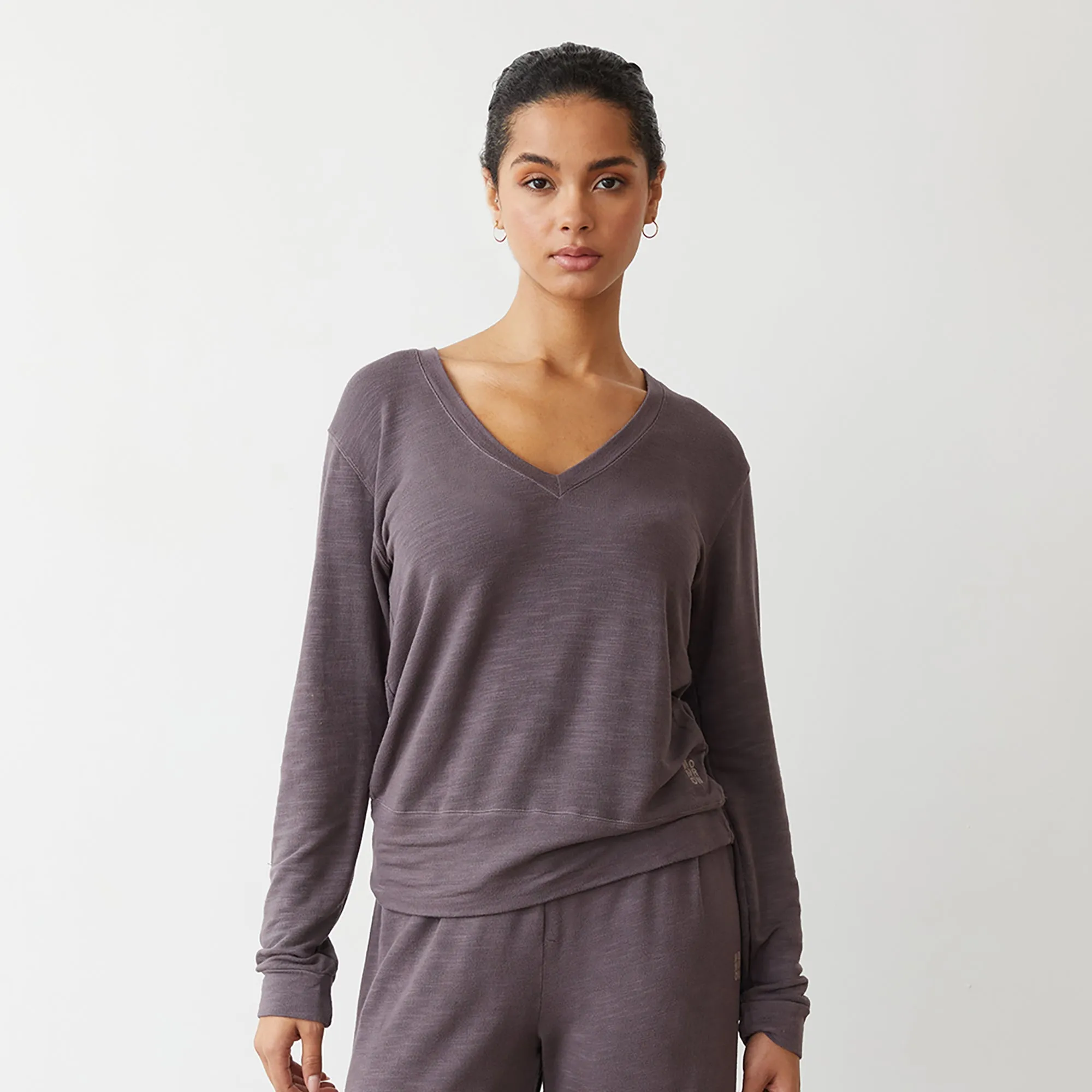 Supersoft V Neck Long Sleeve